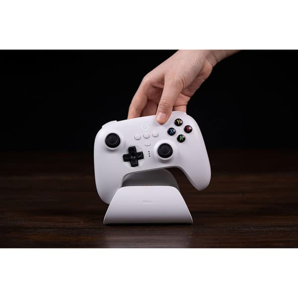 8BitDo Ultimate 2.4Ghz Trådløs Controller PC Hall Edition Hvid