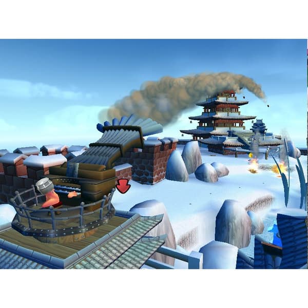 Worms Forts Under Siege Playstation 2 PS2 (Käytetty)