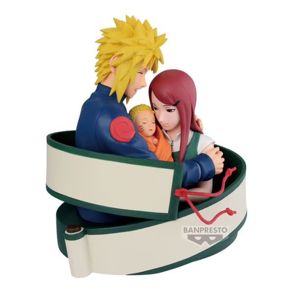Minato, Naruto & Kushina figure 13cm