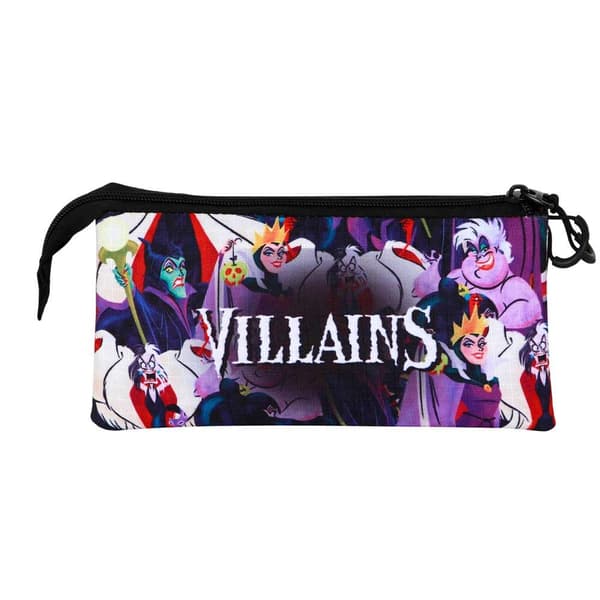 Disney Villains triple pencil case
