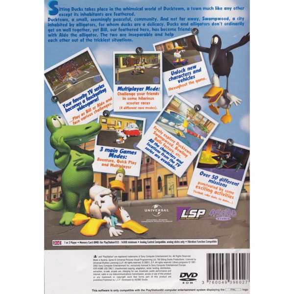 Sitting Ducks Playstation 2 PS2 (Brukt)