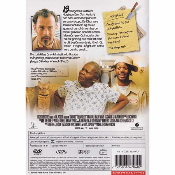 The Ladykillers DVD (Begagnad)