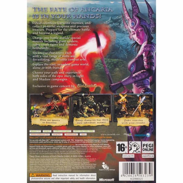 Fallen Angel Sacred 2 Xbox 360 (Brukt)