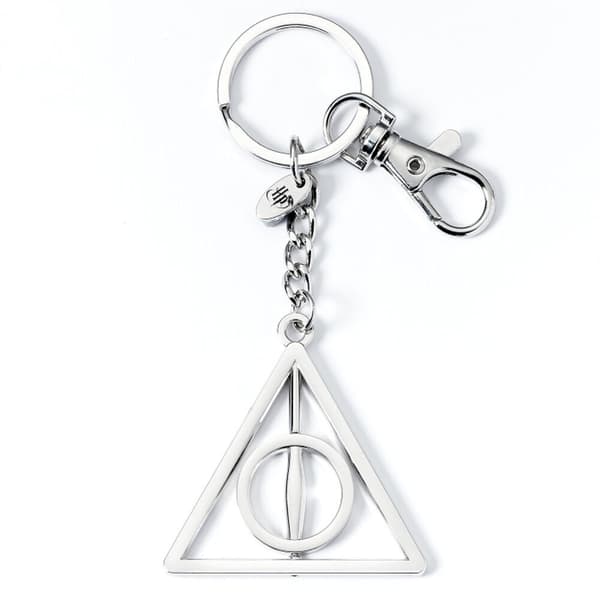 Harry Potter Deathly Hallows spinning keyring