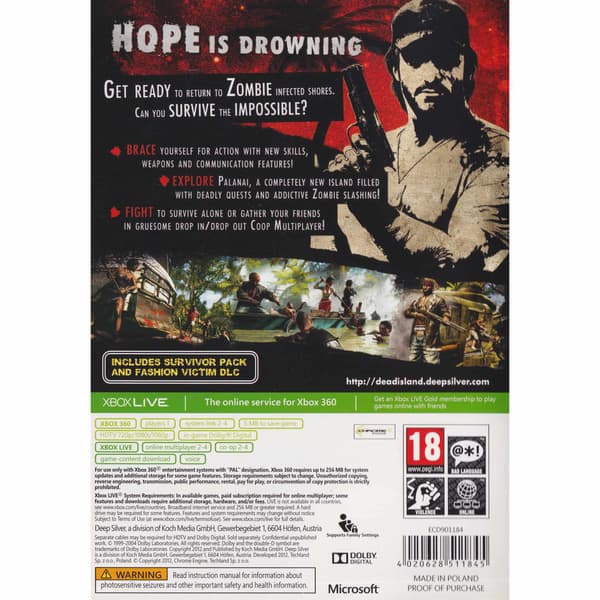 Dead Island Riptide Special Edition Xbox 360 (Brugt)