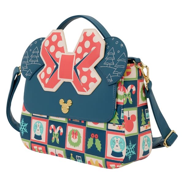 Loungefly Disney Mickey Holiday shoulder bag