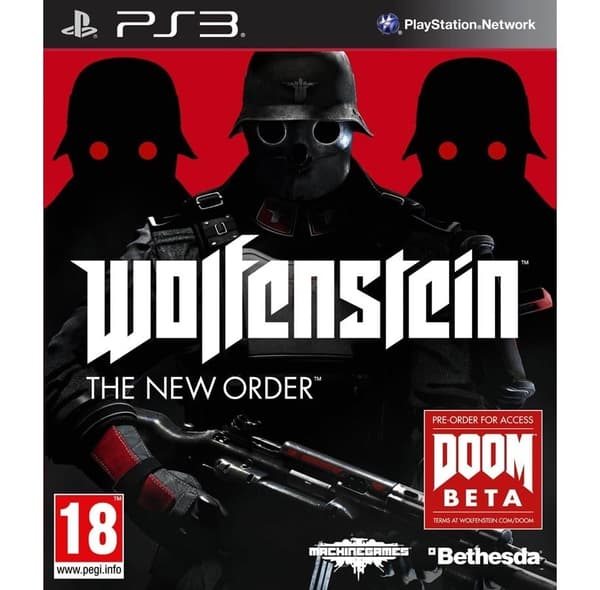 Wolfenstein The New Order Playstation 3 PS3 Essentials