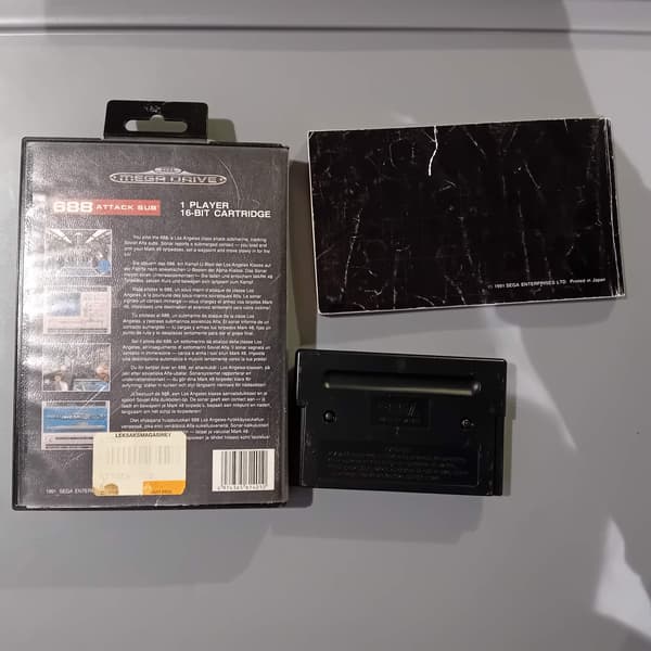 688 Attack Sub Sega Mega Drive (Käytetty)