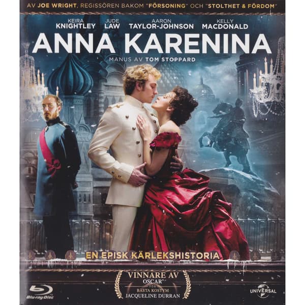 Anna Karenina Blu-Ray (Brukt)
