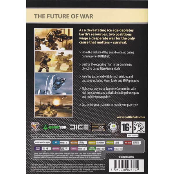 Battlefield 2142 PC DVD EA Classics (Brugt)