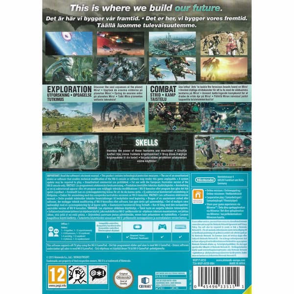 Xenoblade Chronicles X Nintendo Wii U (Brukt)