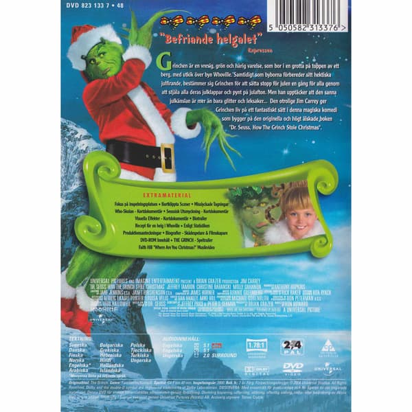 Grinchen DVD (Begagnad)