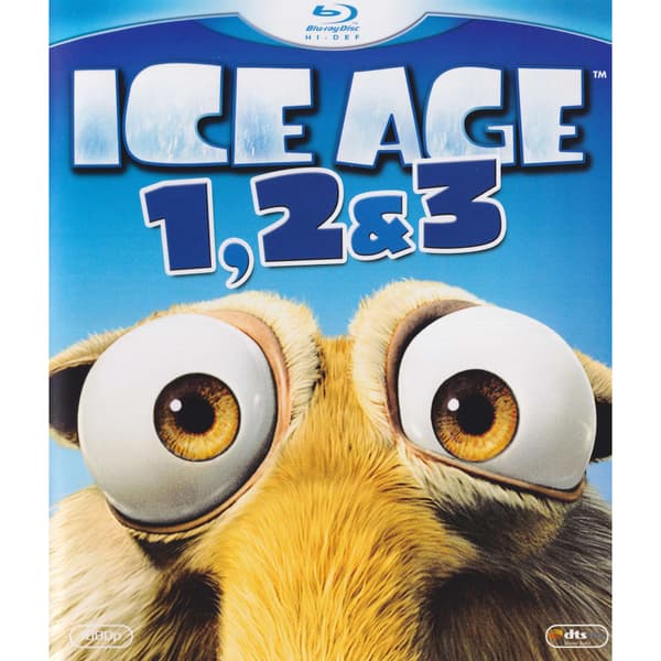 Ice Age 1, 2 & 3 Blu-Ray (Brugt)