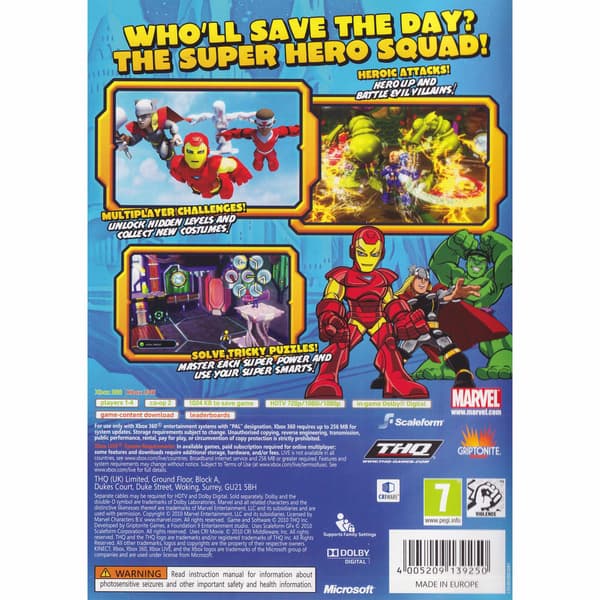 Marvel Super Hero Squad The Infinity Gauntlet Xbox 360 (Begagnad)