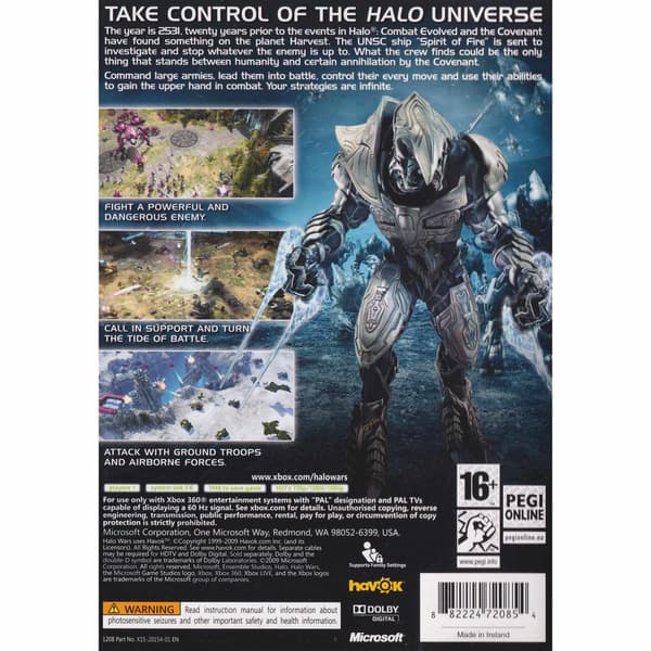 Halo Wars Xbox 360 (Brukt)