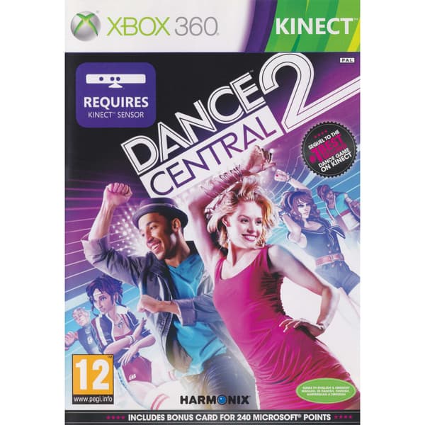 Dance Central 2 Xbox 360 Kinect Nordic (Brukt)