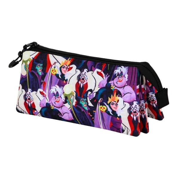 Disney Villains triple pencil case