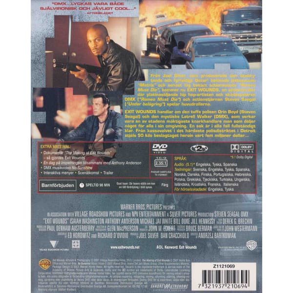 Exit Wounds DVD (Käytetty)
