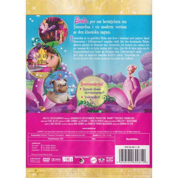 Barbie presenterar Tummelisa DVD (Begagnad)