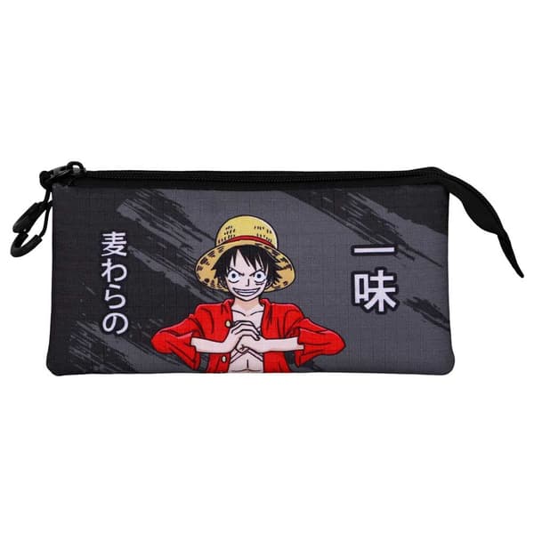 One Piece triple pencil case
