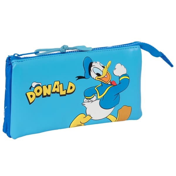 Disney Donald Duck triple pencil case