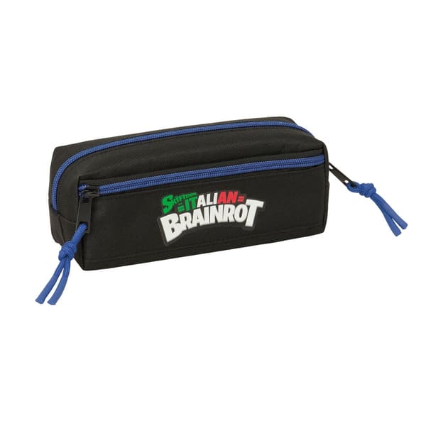 Brainrot triple pencil case