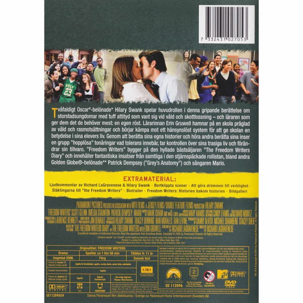 Freedom Writers DVD (Begagnad)