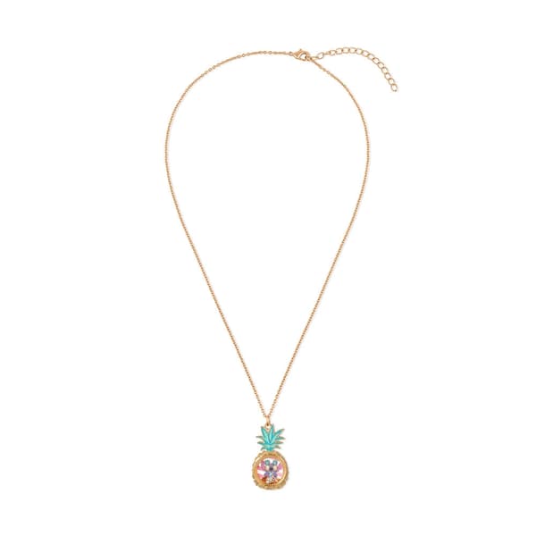 Disney Stitch Pineapple necklace
