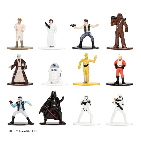 Star Wars pack 12 metalfigs figures 4cm