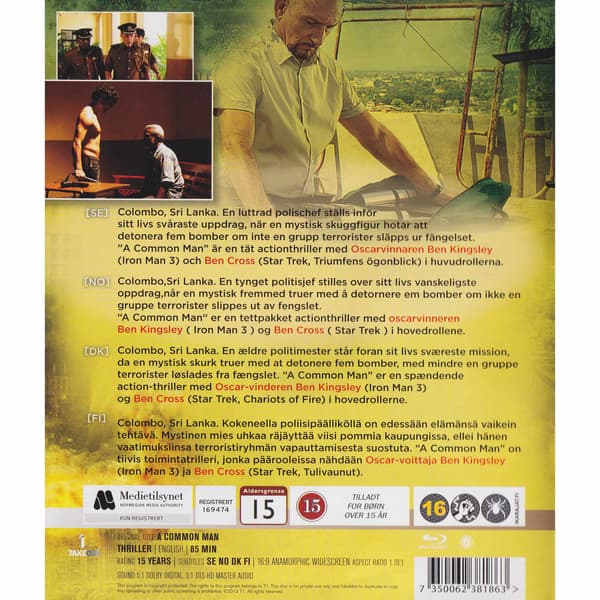 A Common Man Blu-Ray (Brugt)