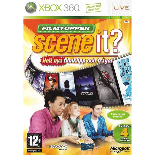 Big Button Pads Buzzers + Scene it Xbox 360 (Käytetty)