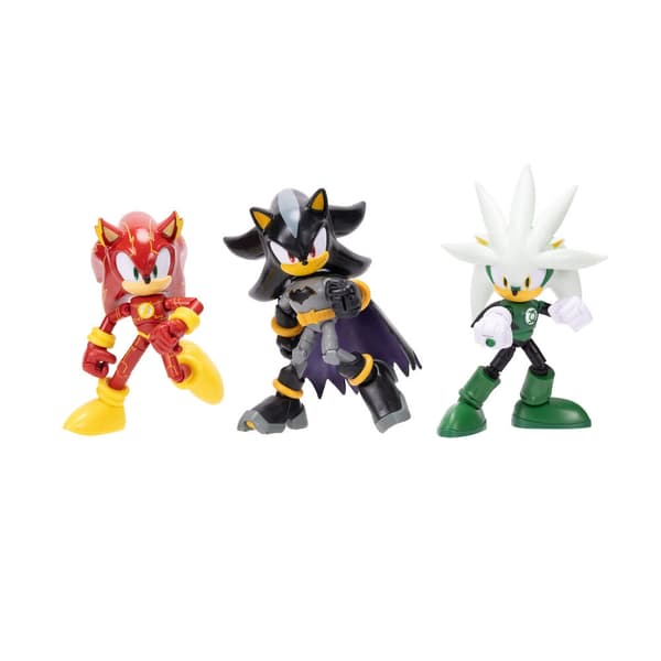 DC Comics Sonic The Hedgehog pack 4 figures 12cm