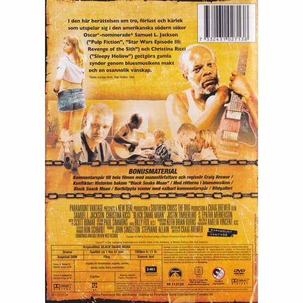 Black Snake Moan DVD (Begagnad)