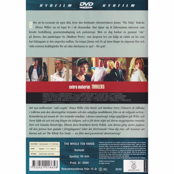The Whole Ten Yards DVD (Brukt)