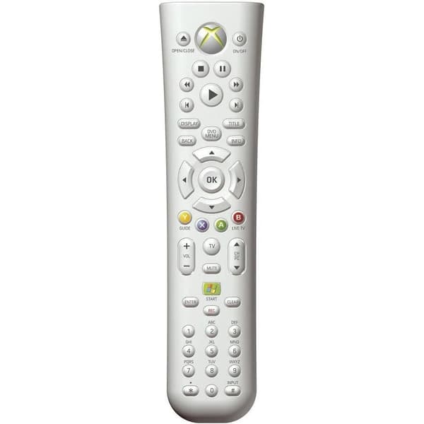 Fjärrkontroll Media Remote Original Vit Xbox 360 (Begagnad)
