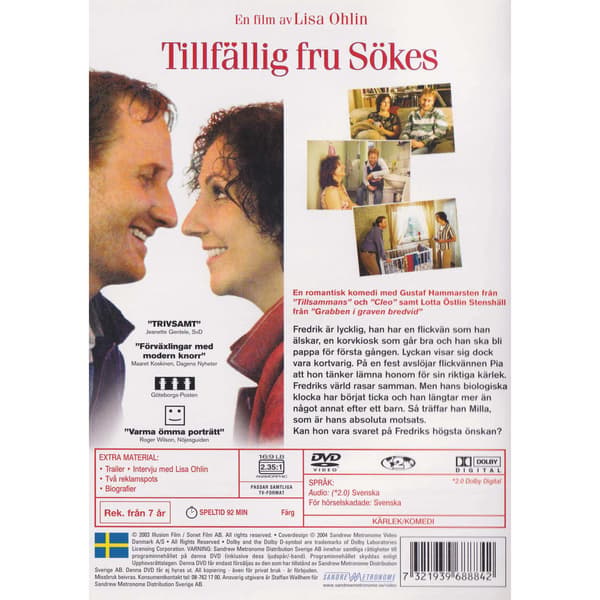 Tillfällig fru sökes DVD (Käytetty)