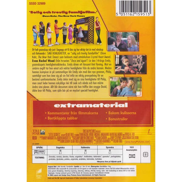Små hemligheter DVD (Käytetty)
