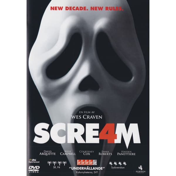 Scream 4 DVD (Brugt)