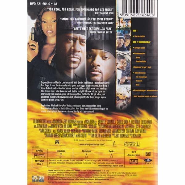 Bad Boys II DVD (Brukt)