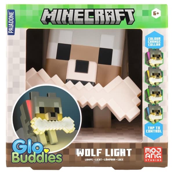 Minecraft GloBuddies Wolf light