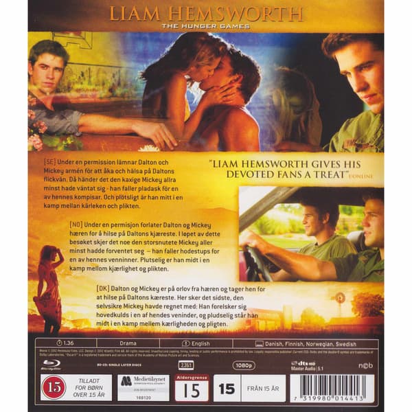 Love and Honor Blu-Ray (Begagnad)