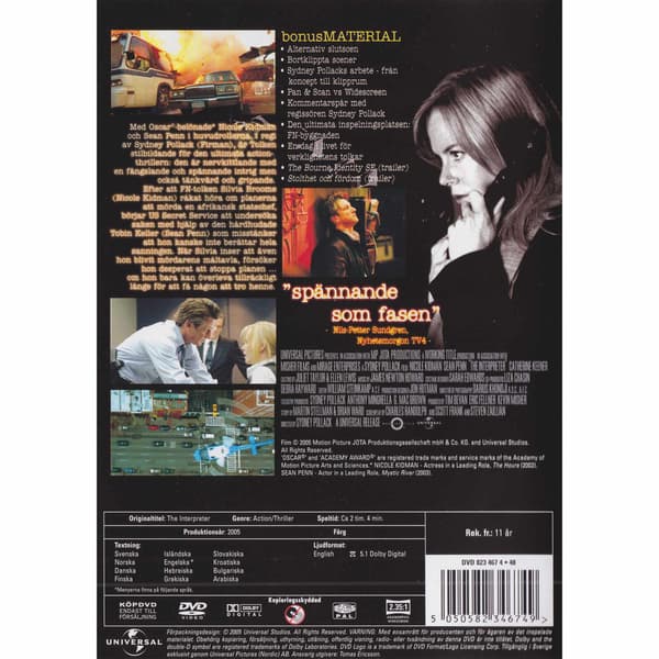 Tolken DVD (Begagnad)