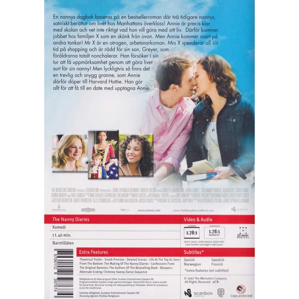The Nanny Diaries DVD (Brukt)