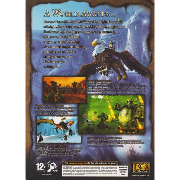 World of Warcraft PC CD (Brukt)