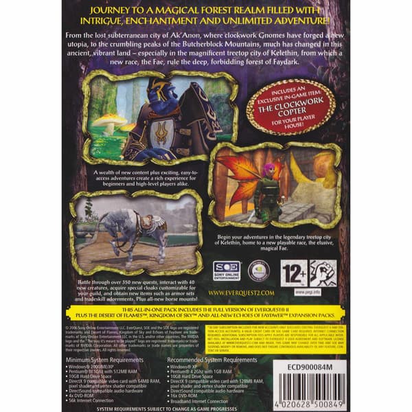 Everquest II PC DVD (Brugt)