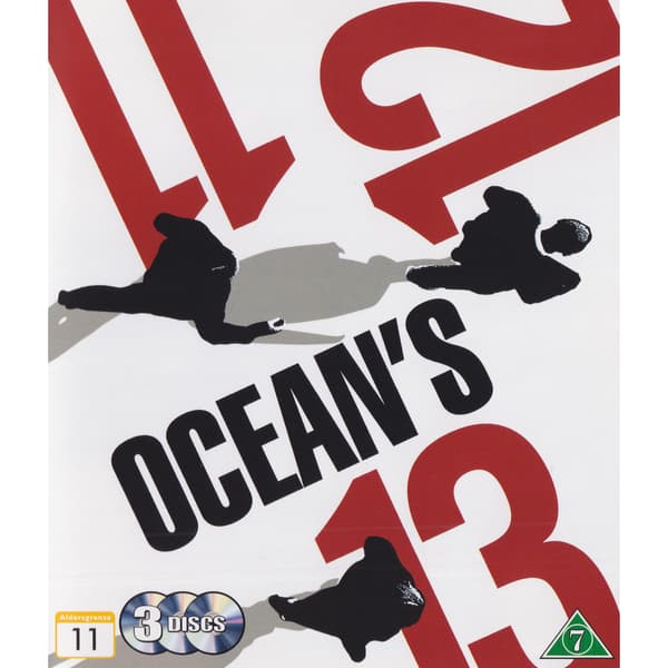 Oceans Eleven Twelve Thirteen Blu-Ray (Brukt)