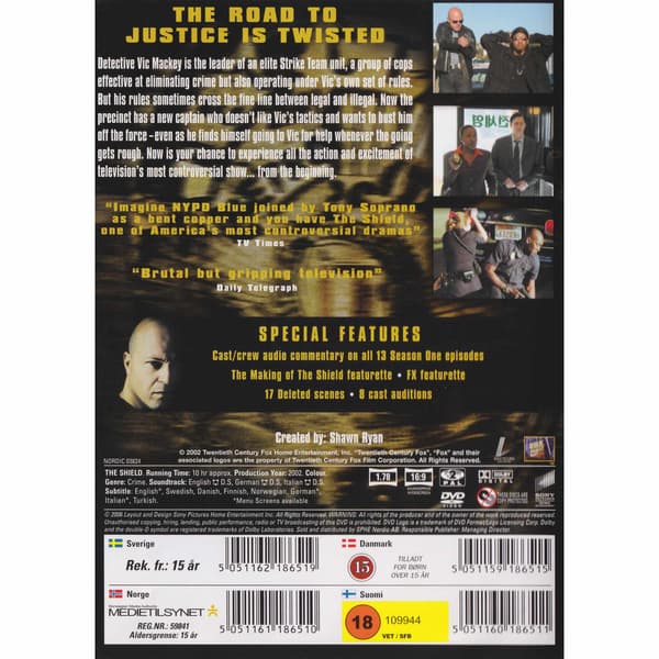 The Shield DVD (Käytetty)