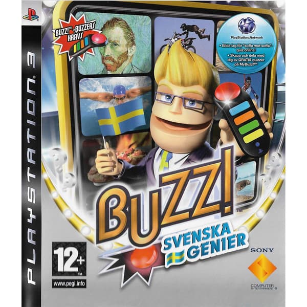 Buzz Svenska Genier Playstation 3 PS3 (Brugt)