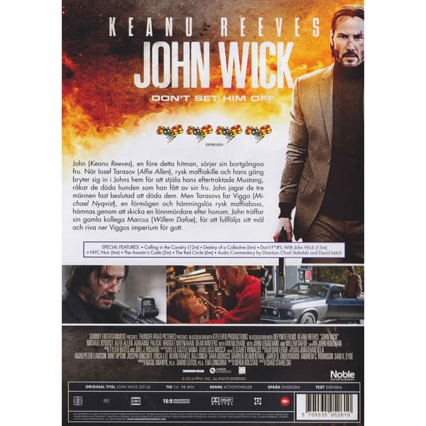 John Wick DVD (Käytetty)