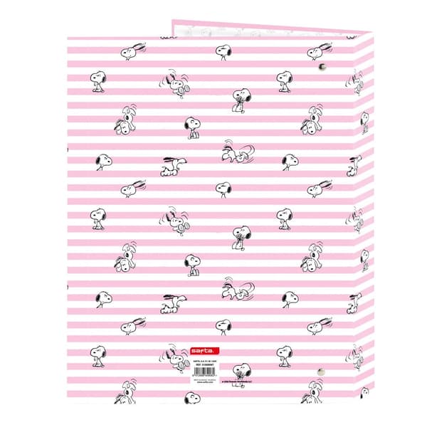Snoopy A4 cardboard 4 rings binder